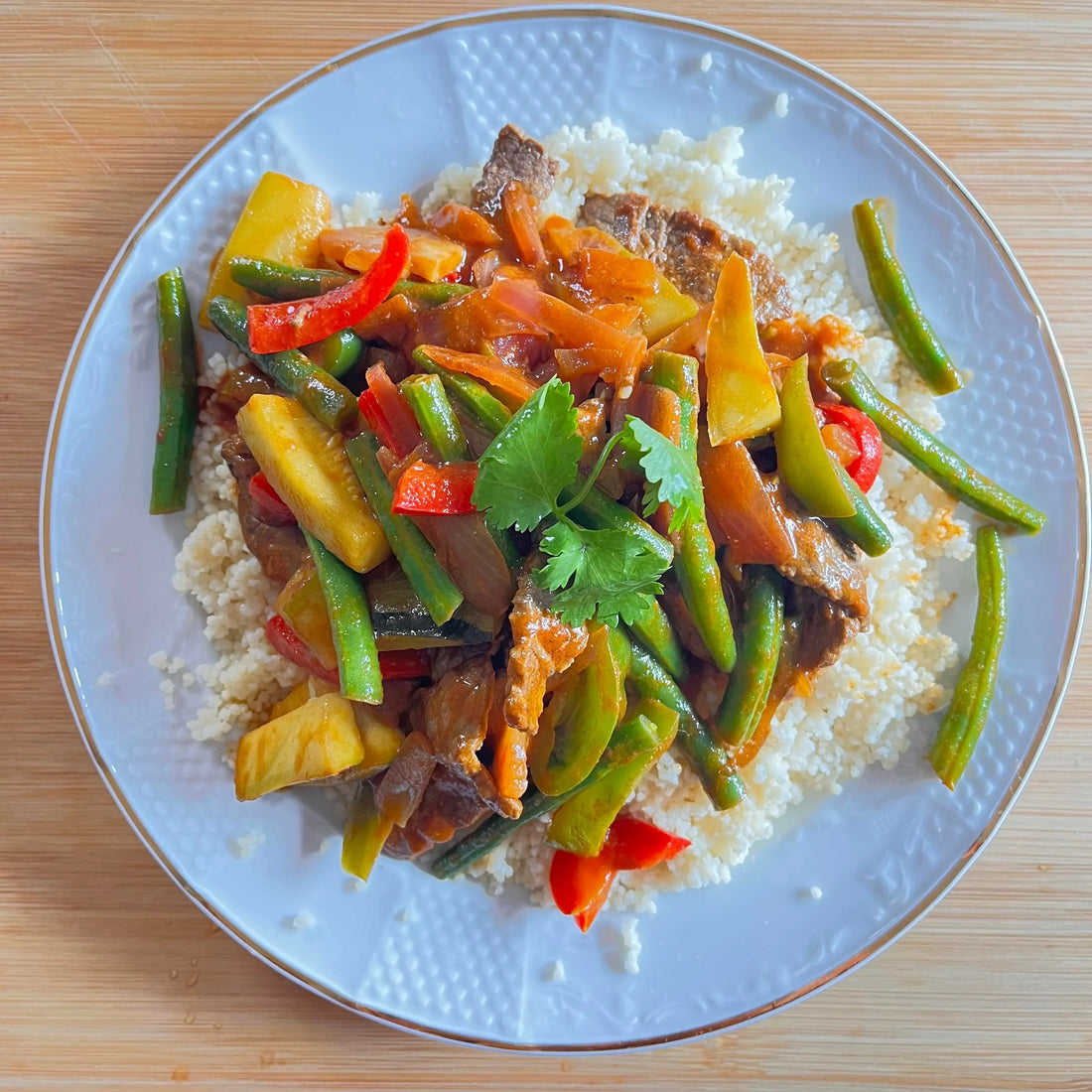 Sauté de bœuf - Légumes à la Marocaine | Barre Marocaine